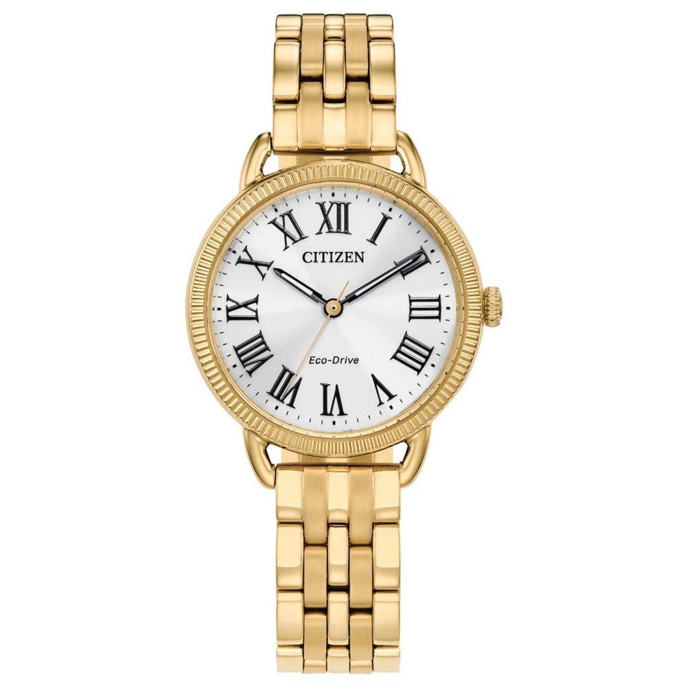 Citizen Women's Gold and White Watch